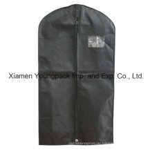 Kundenspezifische bedruckte schwarze, nicht gewebte PP-Reiseanzug-Tasche für Männer